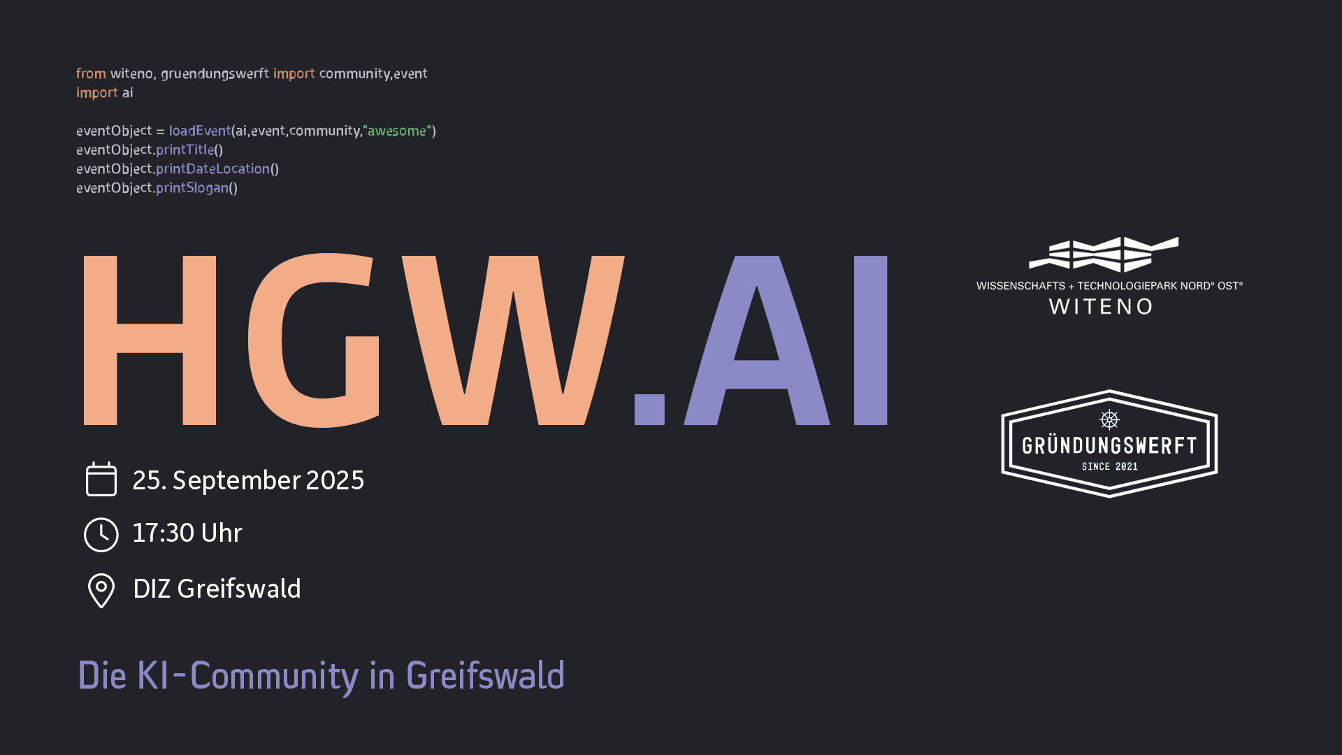 HGW-AI: Die KI-Community in Greifswald - #3 Bild