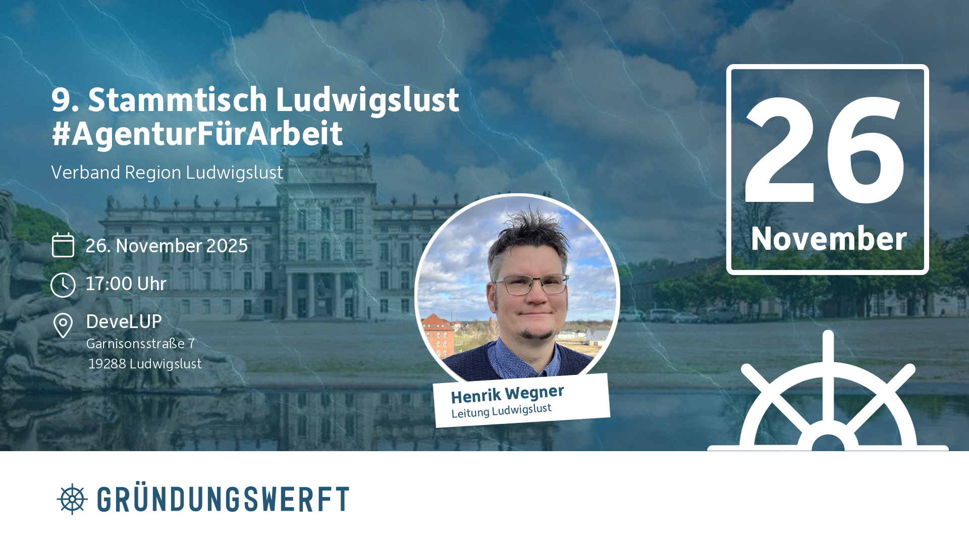 9. Stammtisch Ludwigslust #AgenturFürArbeit Bild