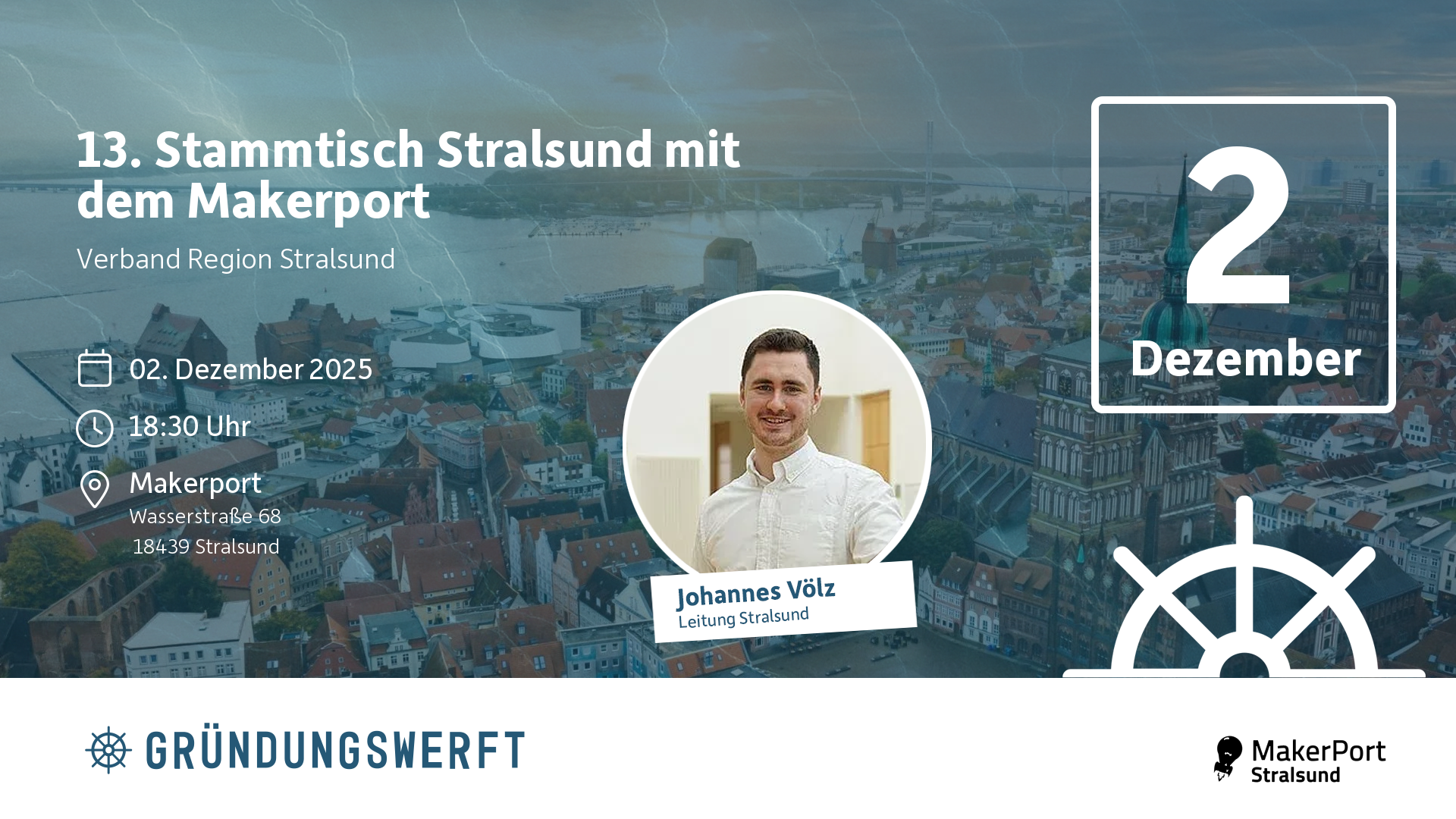 13. Stammtisch Stralsund mit dem Makerport Bild